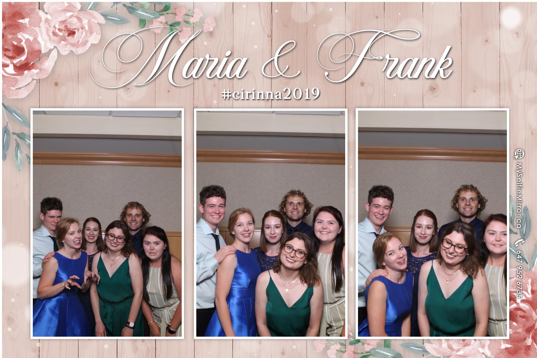 Wedding of Frank and Maria  | View more photos from the event at gallery.myselfiemirror.ca/u/romanmyselfiemirrorca/Wedding-of-Frank-and-Maria
